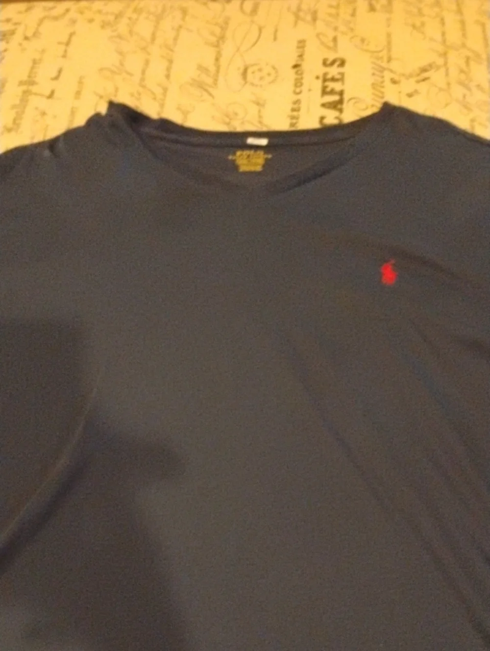 Polo by Ralph Lauren Navy Short Sleeve Tee with Red Pony